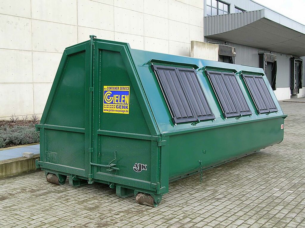 gesloten container 22m³